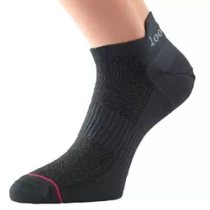 image of 1000 Mile Womens/Ladies Liner Socks (3 UK-5 UK) (Black)