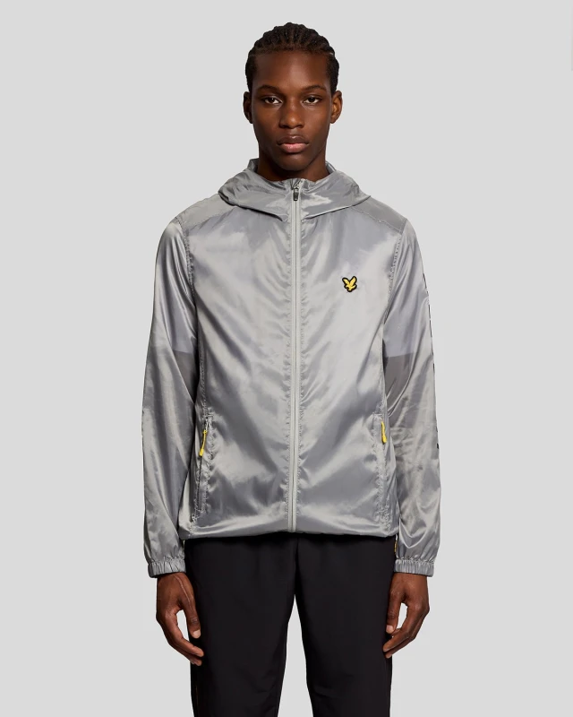 Image of Lyle & Scott Mens Sports Lightweight Training Jacket in Grey