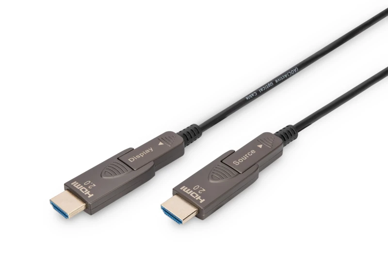 Image of Digitus 4K - HDMI AOC Hybrid Fiber Optic Cable with 15m removable plug