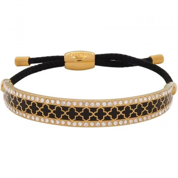 image of Agama Sparkle Black & Gold Friendship Bangle