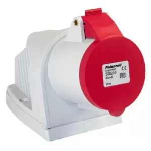 Image of Lewden 508236 Surface Angled Socket 32A 4P 415V 6H IP44 Moulded