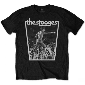 Image of Iggy & The Stooges - Crowdwalk Mens Large T-Shirt - Black