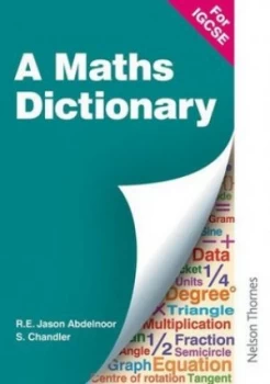 Image of A Maths Dictionary by R E Jason Abdelnoor Paperback