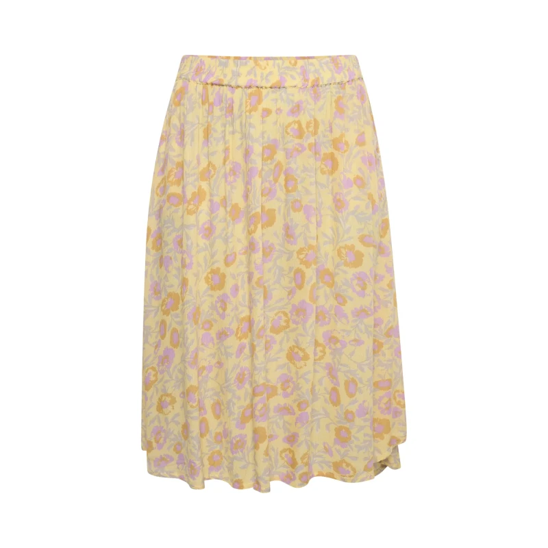 Image of KAFFE Curve Womens skirt KAFFE Curve Isma Ami Jaune Female 48