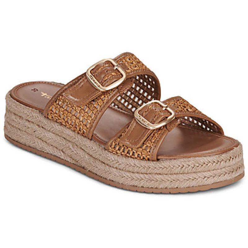 Image of tamaris Womens leather mules Tamaris Marron Female 36