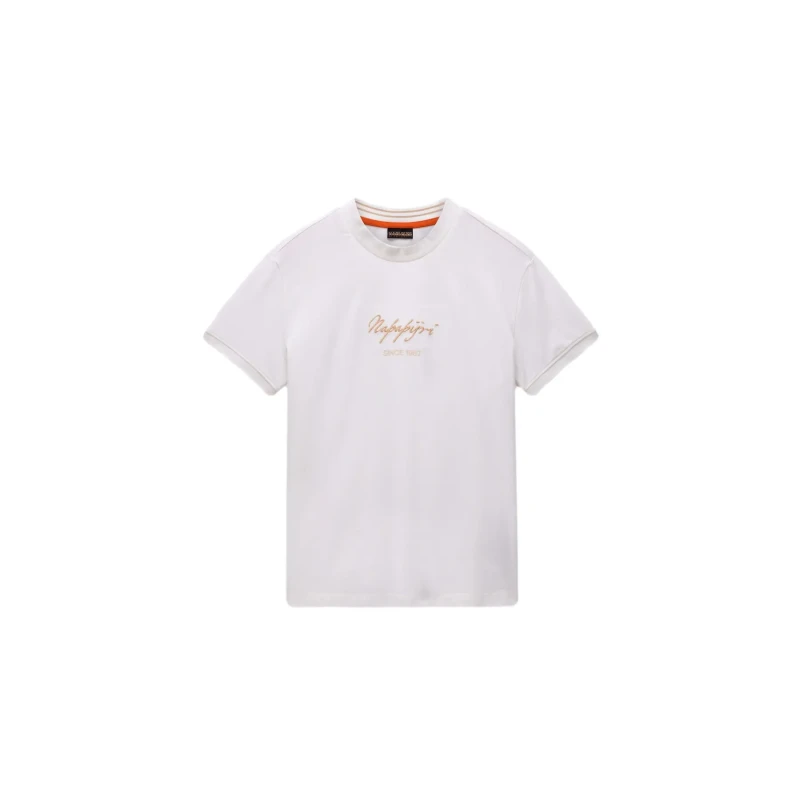Image of Womens T-Shirt Napapijri Baryte Blanc Female XS