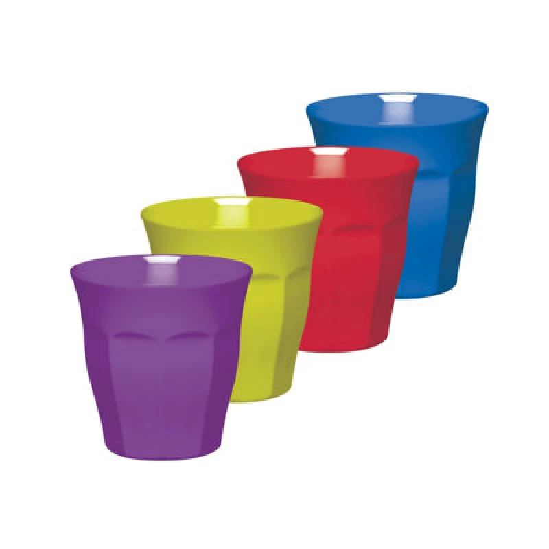 Image of Colourworks Brights Melamine 225ml Tumblers Multi