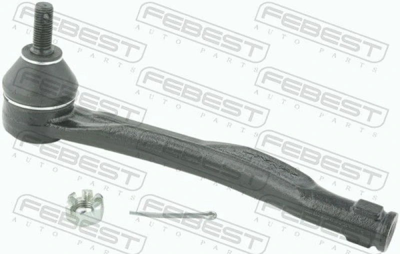Image of FEBEST 0221-B17RH Track rod end Front Axle Right Tie Rod End (914)