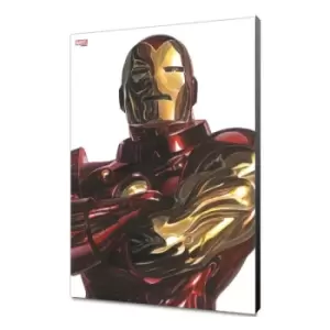 Image of Marvel Avengers Collection Wooden Wall Art Alex Ross - Iron Man 30 x 45 cm