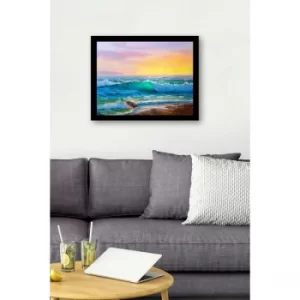 Image of SC1027 Multicolor Decorative Framed MDF Painting