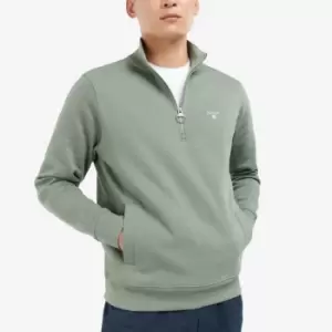 Image of Barbour Heritage Rothley Cotton Half-Zip Sweatshirt - L