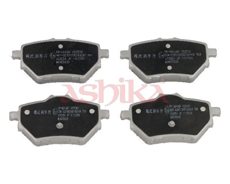 Image of ASHIKA Brake pad set ASHIKA 51-00-0614