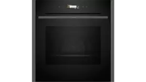 image of Neff B24CR71G0B N70 Built-in Electric Single Oven Graphite Grey