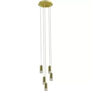 image of Italux Mentin Modern 5 Light Cluster Pendant Ceiling Light led, 3000K