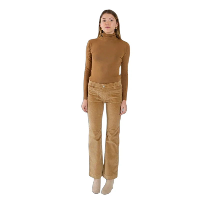 Image of F.A.M. Paris Womens bootcut jeans F.A.M. Paris Bella Marron Female 30