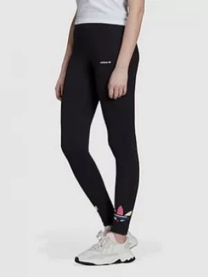 Image of adidas Originals Bold Leggings, Black, Size 10, Women