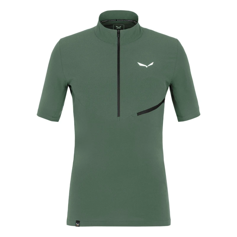 Image of Salewa Agn Hb Hz Tee - Green Green S