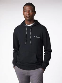 Image of Ben Sherman Hoodie - Anthracite, Anthracite, Size L, Men