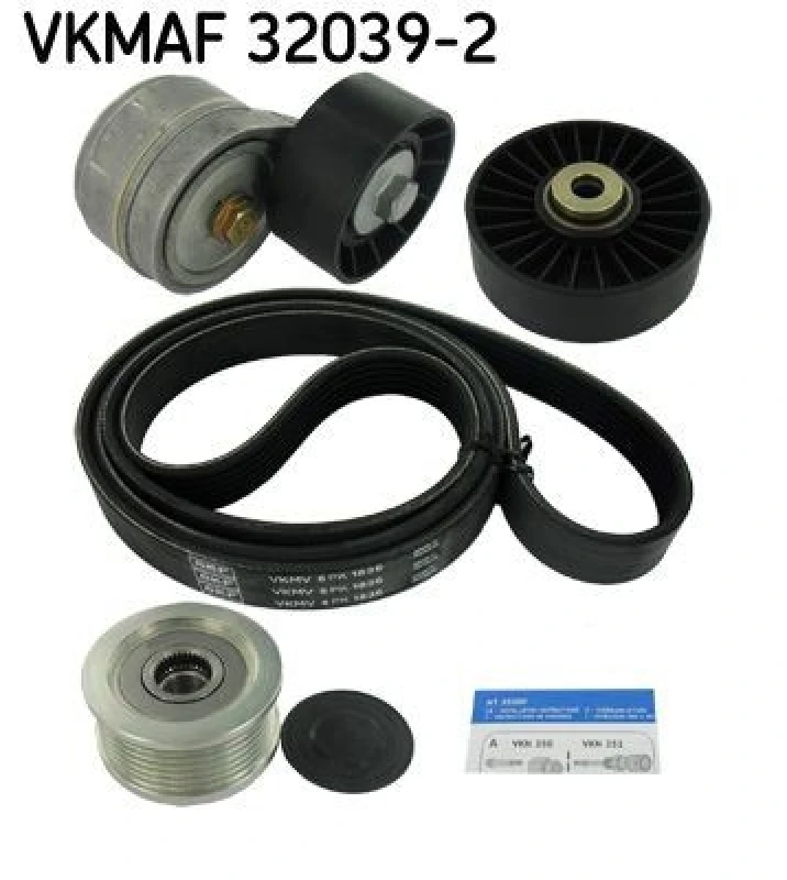Image of SKF V-Ribbed Belt Set SKF VKMAF 32039-2