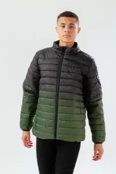 HYPE KHAKI FADE KIDS PUFFER JACKET