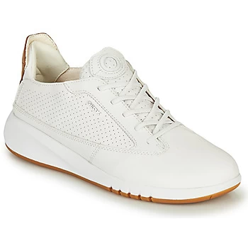 Image of Geox D AERANTIS womens Shoes Trainers in White,4