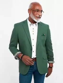 Image of Joe Browns Sensational Summer Blazer - Green, Size 48, Men
