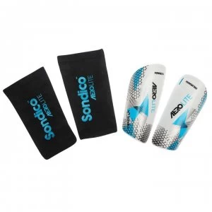 Image of Sondico Aerolite Shin Guards - White/Blue