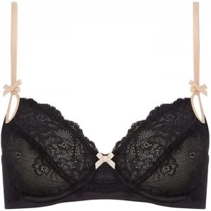 image of Heidi Klum Zoe underwired bra - Black