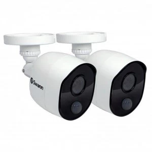 image of Pack of 2 Swann Thermal Sensor Full HD Outdoor Security Cameras