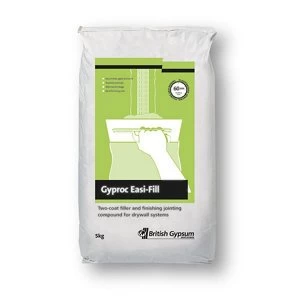 image of Gyproc Easi-fill Quick dry Two-coat filler & jointing compound 5kg Bag