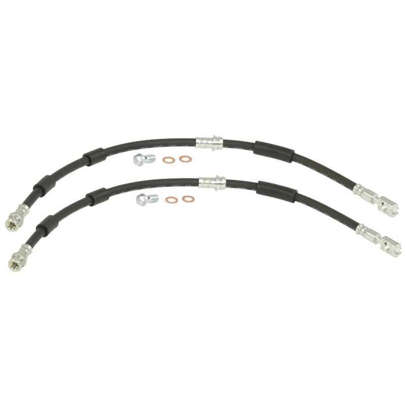 Image of RIDEX 83B0895 Brake Hose Front axle both sides, with banjo bolt Brake Hose (83)