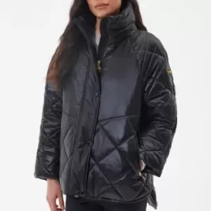 image of Barbour International Parade Quilted Shell Coat - UK 12