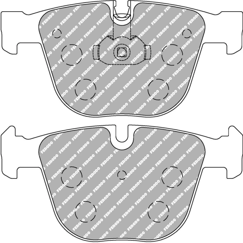 Image of Brake pad set FERODO RACING FCP1672H