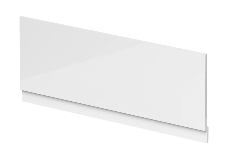 Image of Balterley MDF Bath Front Panel & Plinth - 1500mm - Gloss White White