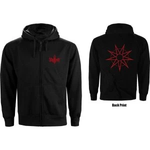 Image of Slipknot - 9 Point Star Ladies XX-Large Hoodie - Black