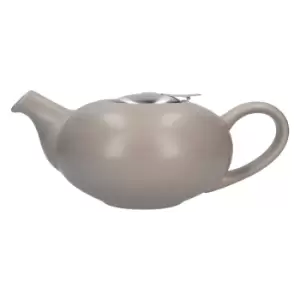 Image of London Pottery Matt Putty Pebble Teapot Putty (Natural)