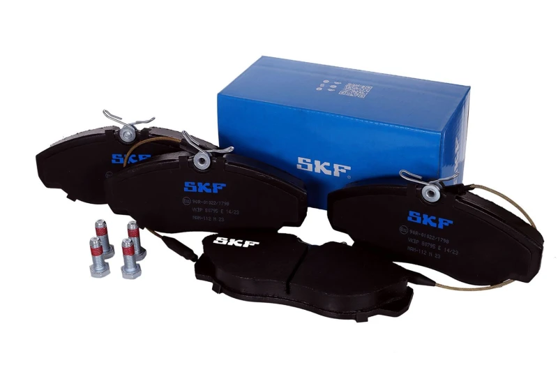 Image of SKF VKBP 80795 E Brake pad set incl. wear warning contact Brake Pad Set,disc brake (402)