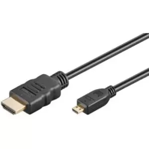 Image of Goobay HDMI 2.0 / Micro HDMI Cable with Ethernet - 0.5m