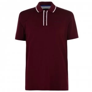 Image of Ted Baker Bunka Polo Shirt - Dark Red
