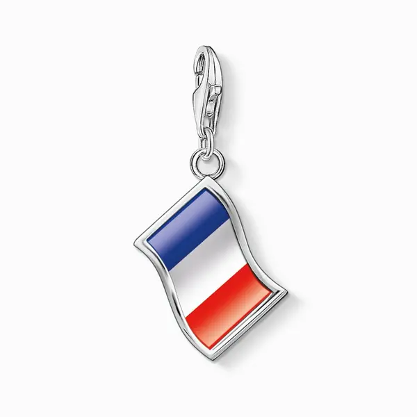 THOMAS SABO Silver French Flag Charm