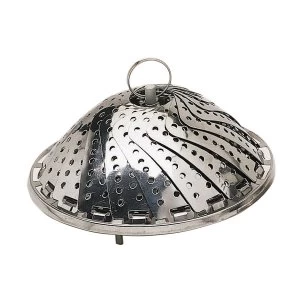 image of Kitchen Craft Stainless Steel Steaming Basket - 23cm