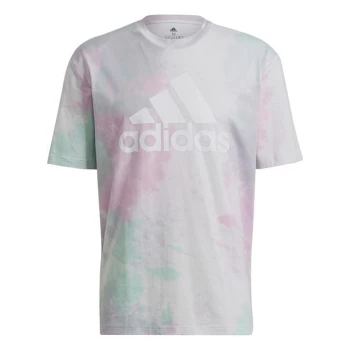 Image of adidas Summer AOP T Shirt Mens - Green