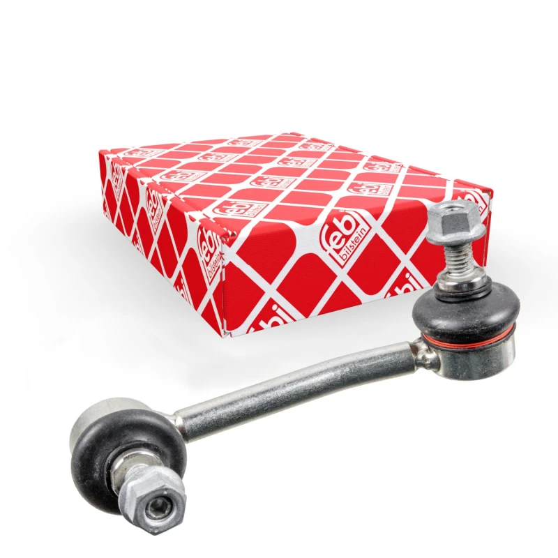 Image of FEBI BILSTEIN 22418 Anti-roll bar link OE Turbo NEW, Front Axle Right, with nuts Link Stabiliser (3229)