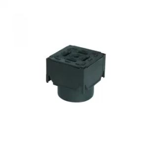 Image of ACO Hexdrain Plastic Channel Drainage Corner Unit and Vertical Outlet