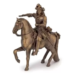 image of PAPO Historical Characters Louis XIV on his Horse Toy Figure, Three Years or Above, Bronze (39709)