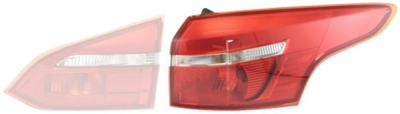 Image of HELLA 2SD 354 828-131 Rear light Outer section, with bulb holder, Left, W5W, without bulbs Combination Rearlight (391)