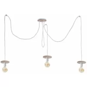 Keter Saturn Cluster Pendant Ceiling Light Natural, 3x E27