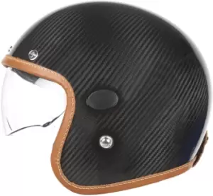 Image of Helstons Naked Carbon Jet Helmet Size M carbon, Size M