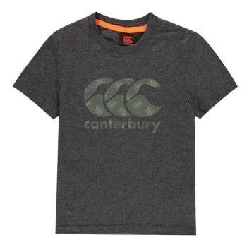 image of Canterbury Boys Logo Tee - Grey