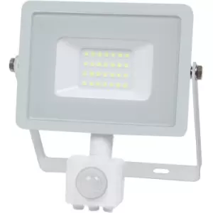 image of V-Tac 449 Vt-20-S 20W Pir Sensor Floodlight 4000K White